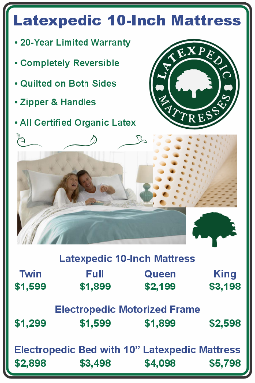 Anaheim Natural Mattress 10 Inch