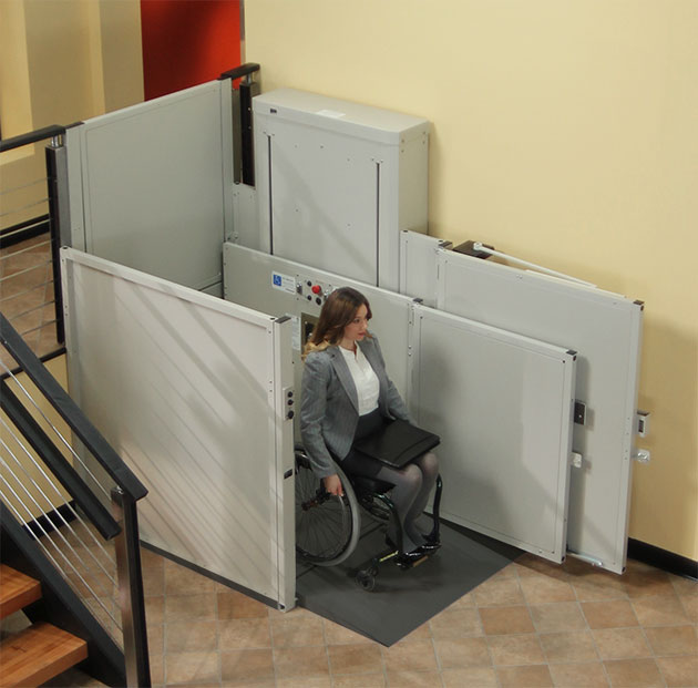 Anaheim Electropedic Macs PL50 VPL accessibility commercial business ADA wheelchair lift