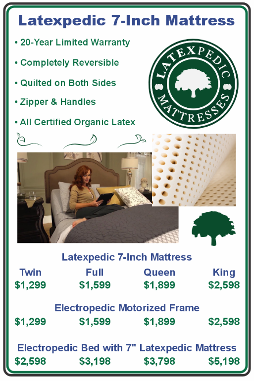 Anaheim Organic Mattress 7 Inch