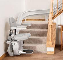 Anaheim Electropedic stairway staircase curved chair stairlift