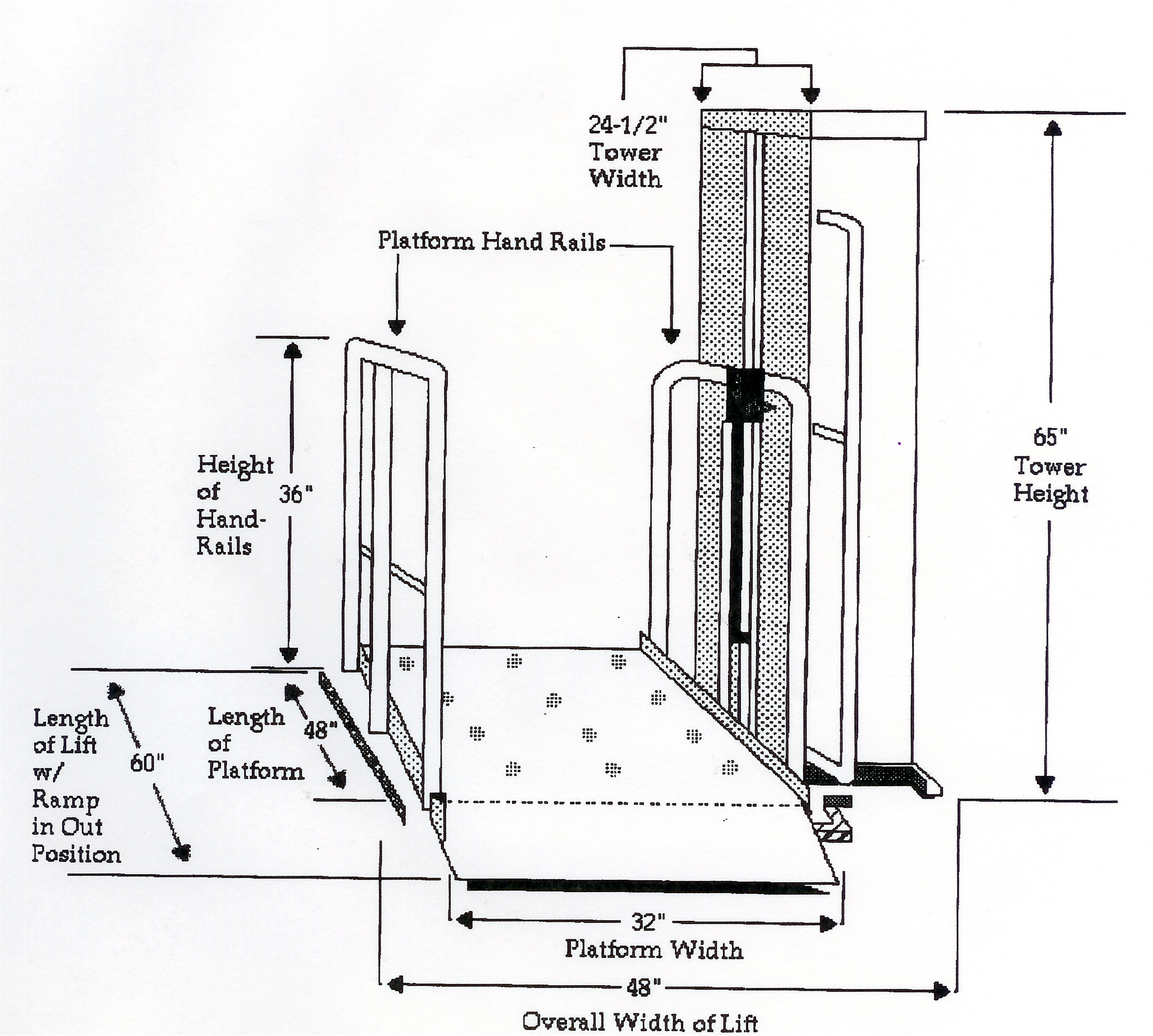 Anaheim Mac's PL-50 Porch Lift Motor
