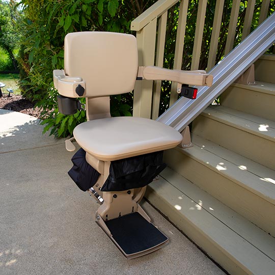 Bruno Elite SRE2110E exterior electric chair lift for stairs in Anaheim