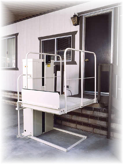 Anaheim Macs refurbished porch lift vpl seconds max pl50 used